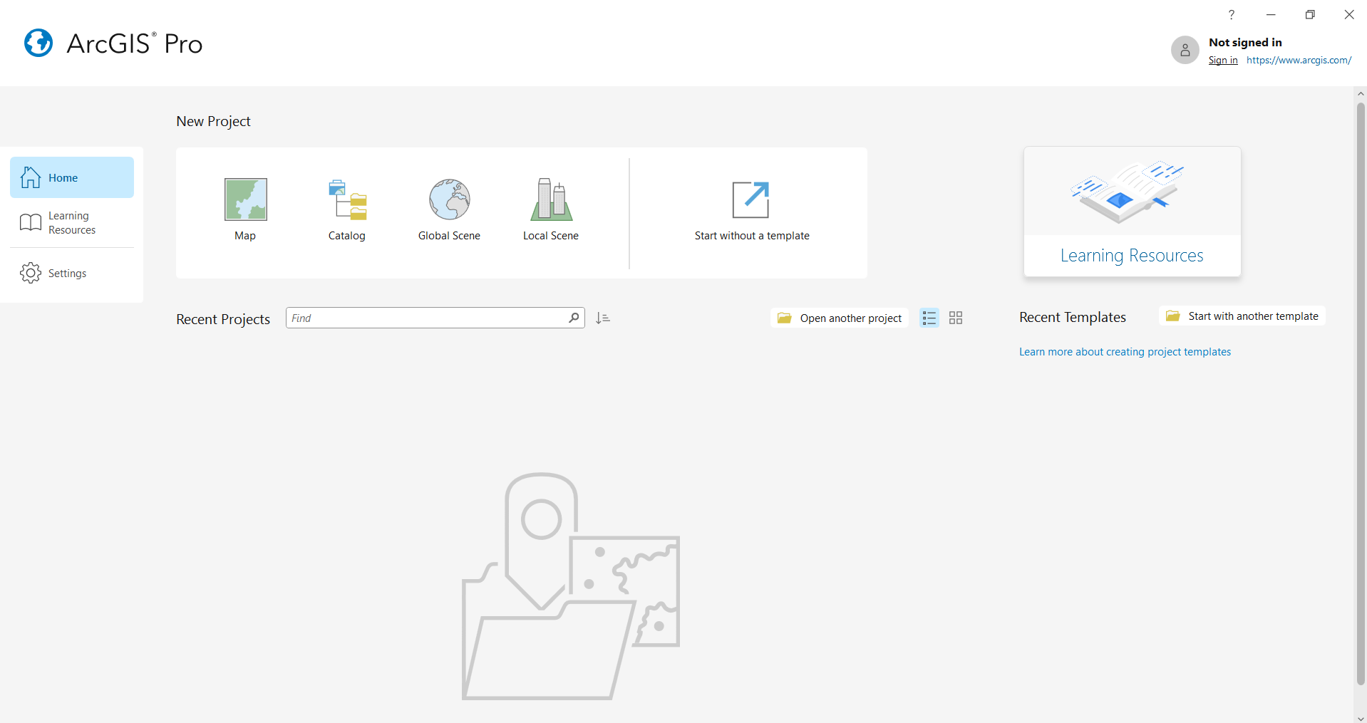 Successfully prepared ArcGIS Pro program