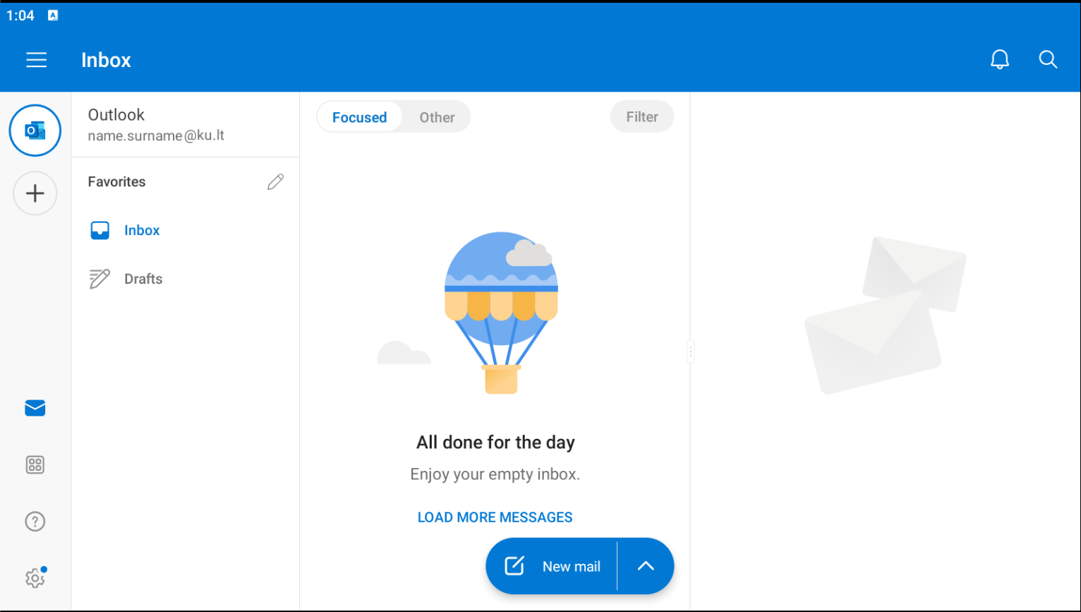 Ready-to-use KU mailbox